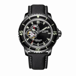 Reef Tiger/RT Sport Automatic Watches for Men Rose Gold-Tone Super Luminous Dive Watch RGA3039