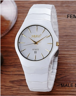 Luxury Ceramic Women Dress Watch Brand SBAO Fashion Casual Charm Lady Quartz Watch 2017 New Simple Design Relogio Masculino