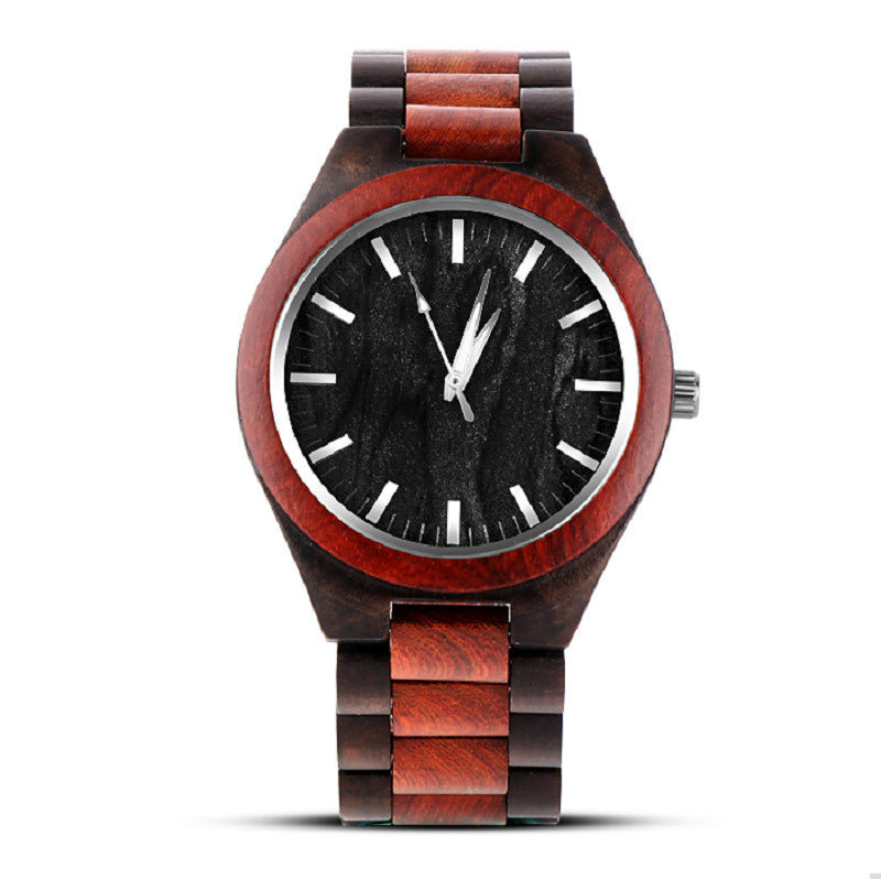 Popular Luxury Full Wood Men'S Watch Fashion Unique Wooden Watch Wirstwatch