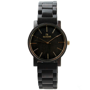 REDEAR Top Brand Nature Ebony Wood Women Watches Fashion Women'S Watches
