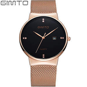 GIMTO 2018 Brand Luxury Bracelet Women Watches Gold Lovers Ladies Watch Dress Feamle Sport Wristwatch Clock Relogio Feminino