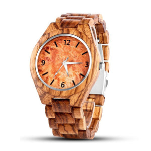 Stylish Luxury Men'S Natural All-Wood Watch Waterproof